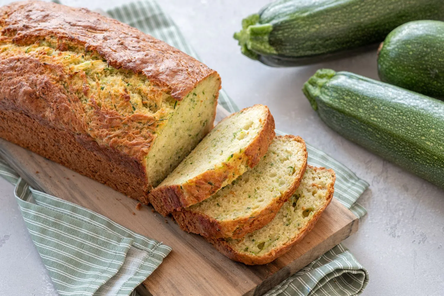 Moist zucchini bread at FiFi Bakery Shop in Brooklyn